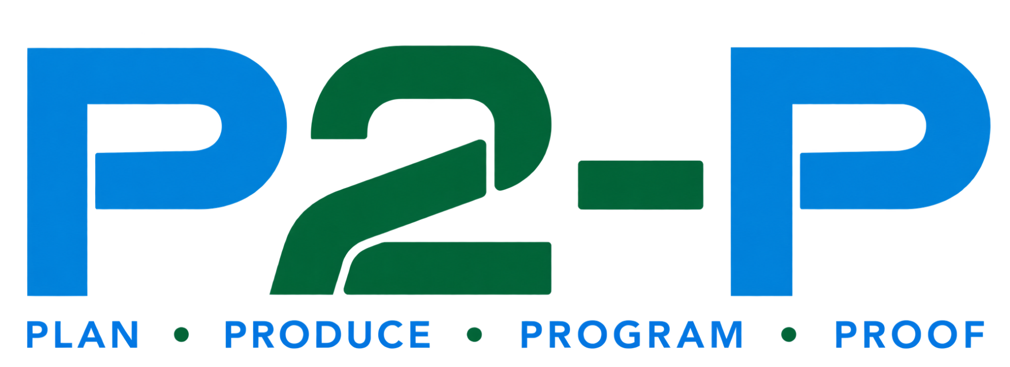 P2-P – PLAN. PRODUCE. PROGRAM. PROOF.
